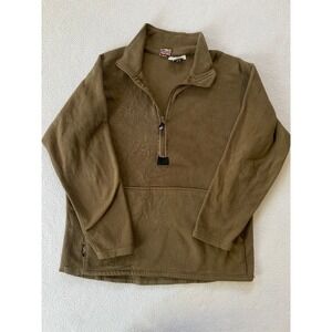 Peckham Mens Medium Pullover Coyote Brown Polartec Fleece USMC Military Issue
